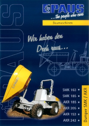 Kolové dumpery Paus AKR 205