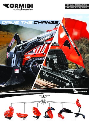 Pásové dumpery Cormidi C 1200