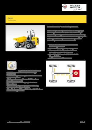 Kolové dumpery Wacker Neuson DW60 LRC