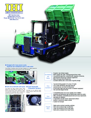 Pásové dumpery Kato IC50