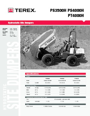 Kolové dumpery Terex PS 4000 H