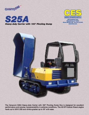 Pásové dumpery Kato S25A