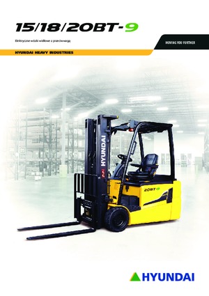 Čelní vysokozdvižné elektrické vozíky Hyundai 20 BT 9 ac