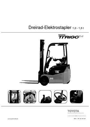 Čelní vysokozdvižné elektrické vozíky Toyota 7 FBEST 15 