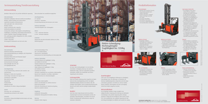 Elektrické vysokozdvižné vozíky s bočním ložením Linde A 10