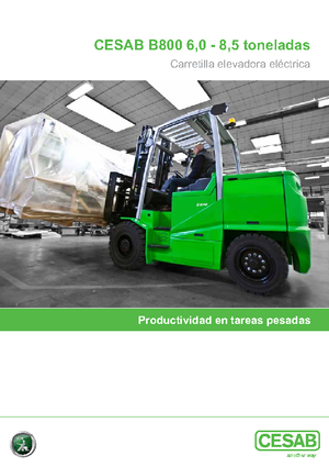 Čelní vysokozdvižné elektrické vozíky Cesab B 860