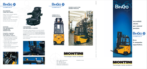 Čelní vysokozdvižné elektrické vozíky Montini Bingo 250 Compact.P