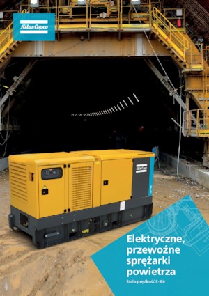 Přenosné vzduchové kompresory - dieslové, elektrické a benzínové Atlas Copco E-Air T900 
