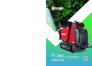 Elektrické pásové dumpery Hinowa HS701E
