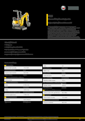 Elektrická pásová rypadla Wacker Neuson 803 dual power 