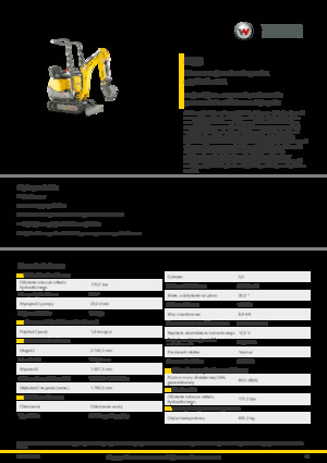 Elektrická pásová rypadla Wacker Neuson 803 dual power 