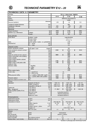 Čelní vysokozdvižné elektrické vozíky Desta E 16 ac