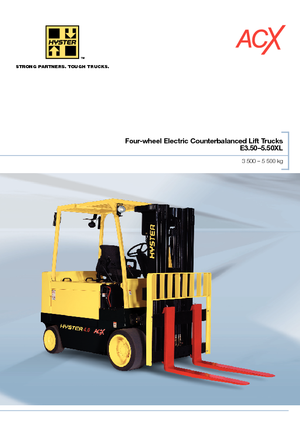 Čelní vysokozdvižné elektrické vozíky Hyster E4.0XN