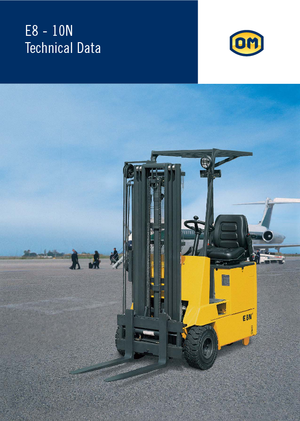 Čelní vysokozdvižné elektrické vozíky OM-Pimespo E 8 N