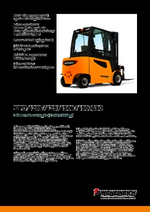 Čelní vysokozdvižné elektrické vozíky Jungheinrich EFG S30