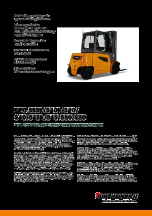 Čelní vysokozdvižné elektrické vozíky Jungheinrich EFG S50