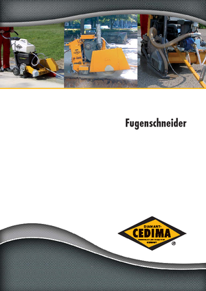 Řezačky spár Cedima CF 2015 E