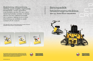 Ručně vedené hladičky betonu Wacker Neuson CT 36-400 E