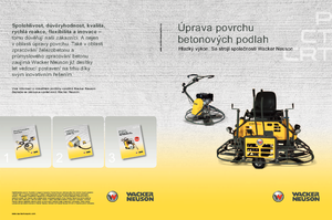 Ručně vedené hladičky betonu Wacker Neuson CT 36-400 E