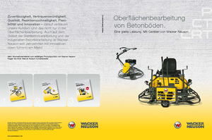 Ručně vedené hladičky betonu Wacker Neuson CT 36-400 E
