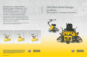 Ručně vedené hladičky betonu Wacker Neuson CT 36-400 E
