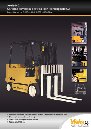 Čelní vysokozdvižné elektrické vozíky Yale ERC 45 HG