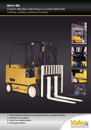 Čelní vysokozdvižné elektrické vozíky Yale ERC 45 HG