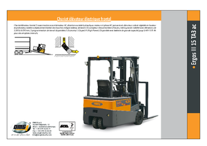 Čelní vysokozdvižné dieselové vozíky OMG Ergos III 15 TA 3 ac