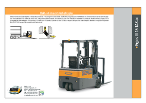 Čelní vysokozdvižné dieselové vozíky OMG Ergos III 15 TA 3