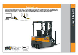 Čelní vysokozdvižné dieselové vozíky OMG Ergos III 15 TA 3