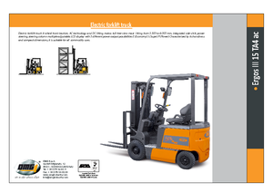 Čelní vysokozdvižné dieselové vozíky OMG Ergos III 15 TA 4