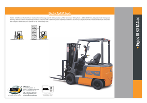 Čelní vysokozdvižné elektrické vozíky OMG Ergos III 30 TA 4