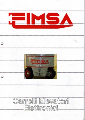 Čelní vysokozdvižné elektrické vozíky Fimsa ET 4012