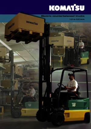 Čelní vysokozdvižné elektrické vozíky Komatsu FB 18 M 2 R