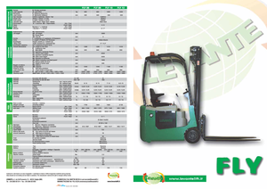 Čelní vysokozdvižné elektrické vozíky Levante FLY 06