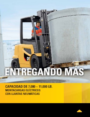 Čelní vysokozdvižné elektrické vozíky Caterpillar 2EP10000