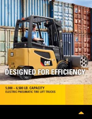 Čelní vysokozdvižné elektrické vozíky Caterpillar 2EPC6000