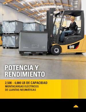 Čelní vysokozdvižné elektrické vozíky Caterpillar 2ET4000
