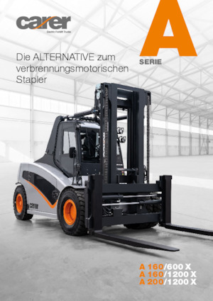 Čelní vysokozdvižné elektrické vozíky Carer A 160 X