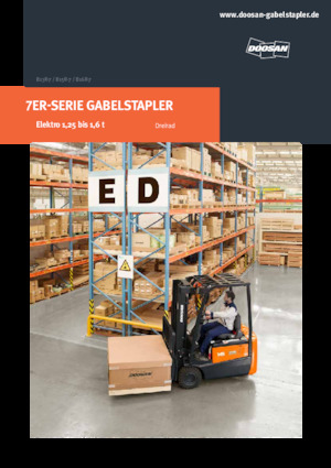 Čelní vysokozdvižné elektrické vozíky Doosan B13R-7 