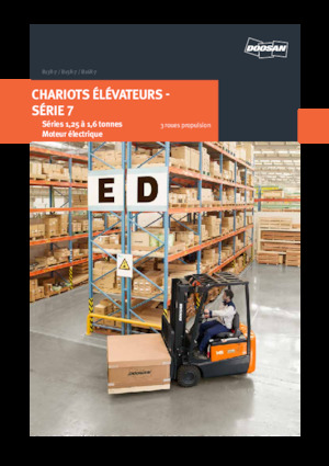 Čelní vysokozdvižné elektrické vozíky Doosan B13R-7 