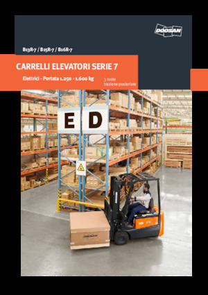 Čelní vysokozdvižné elektrické vozíky Doosan B13R-7 