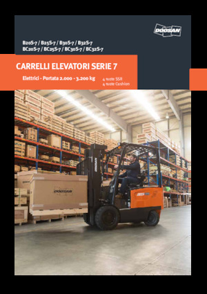 Čelní vysokozdvižné elektrické vozíky Doosan B20S-7