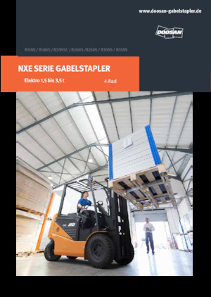 Čelní vysokozdvižné elektrické vozíky Doosan B30NS 