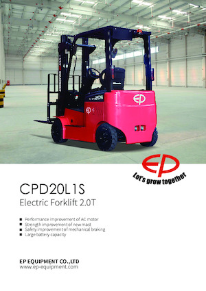 Čelní vysokozdvižné elektrické vozíky EP CPD20L1S