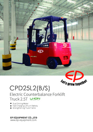 Čelní vysokozdvižné elektrické vozíky EP CPD25L2S