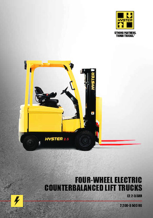 Čelní vysokozdvižné elektrické vozíky Hyster E2.2XN MWB