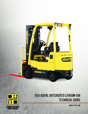 Čelní vysokozdvižné elektrické vozíky Hyster E60XNL