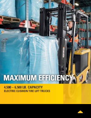 Čelní vysokozdvižné elektrické vozíky Caterpillar EC30N