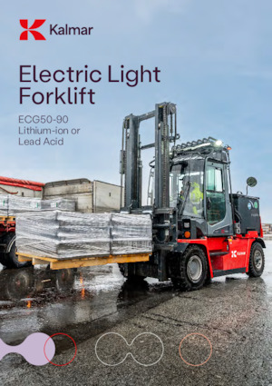 Čelní vysokozdvižné elektrické vozíky Kalmar ECG90-6L 